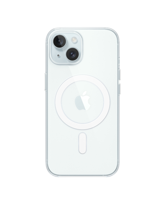 Coque transparente avec MagSafe pour iPhone 15
